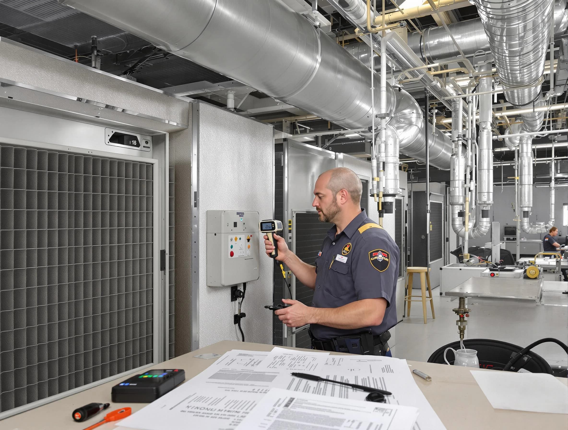 Professional filter system inspection by Lone Tree Air Duct Cleaning in Lone Tree