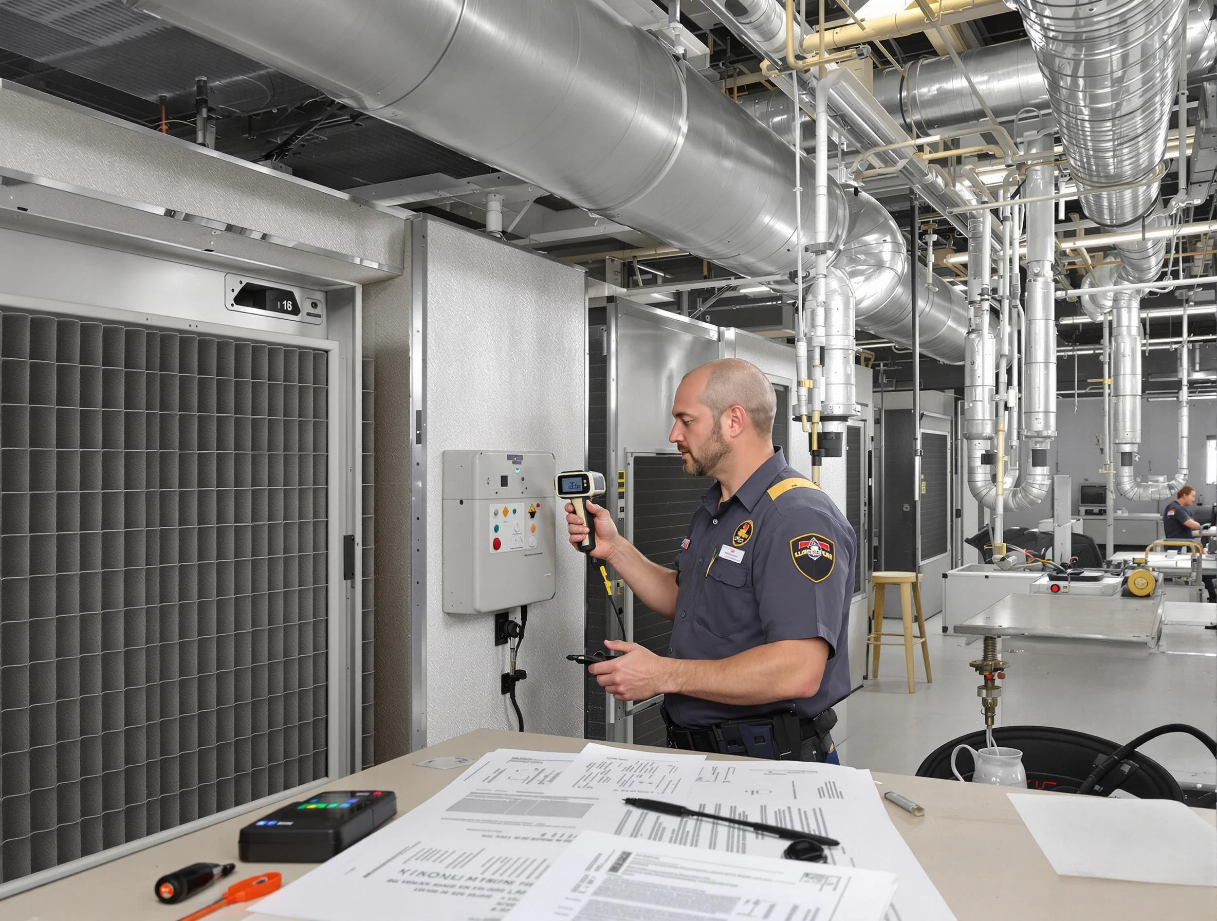 Professional filter system inspection by Lone Tree Air Duct Cleaning in Lone Tree